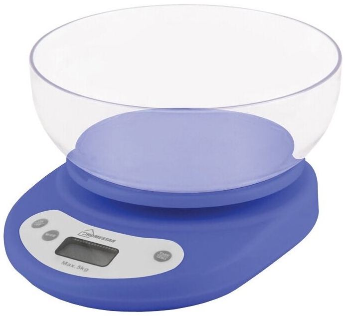 Весы кухонные электронные HOMESTAR HS-3001, 5 кг (голубые) (20/1)