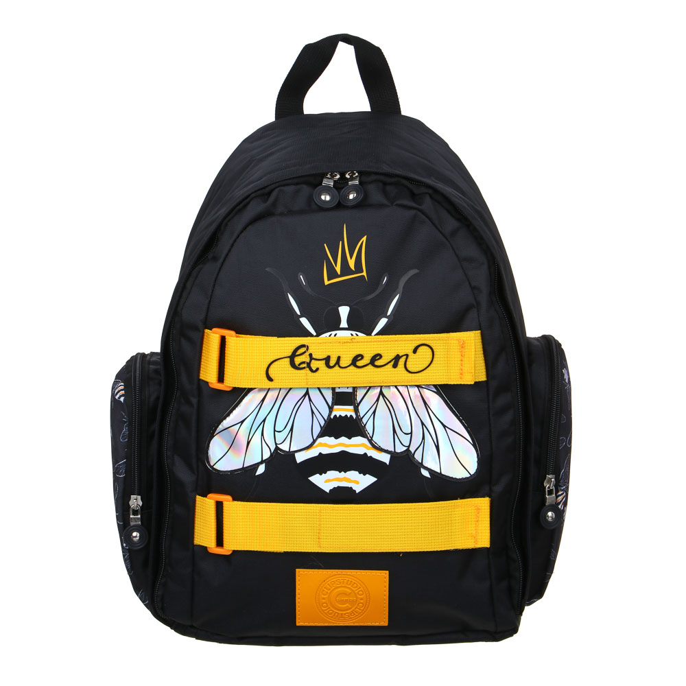 Рюкзак подростковый, 42х29х14см, "Королевская пчелка"