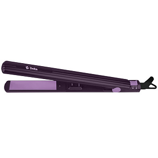 Щипцы для волос DELTA DL-0537 фиолетовый: КЕРАМИЧ пластины,мах.t200"